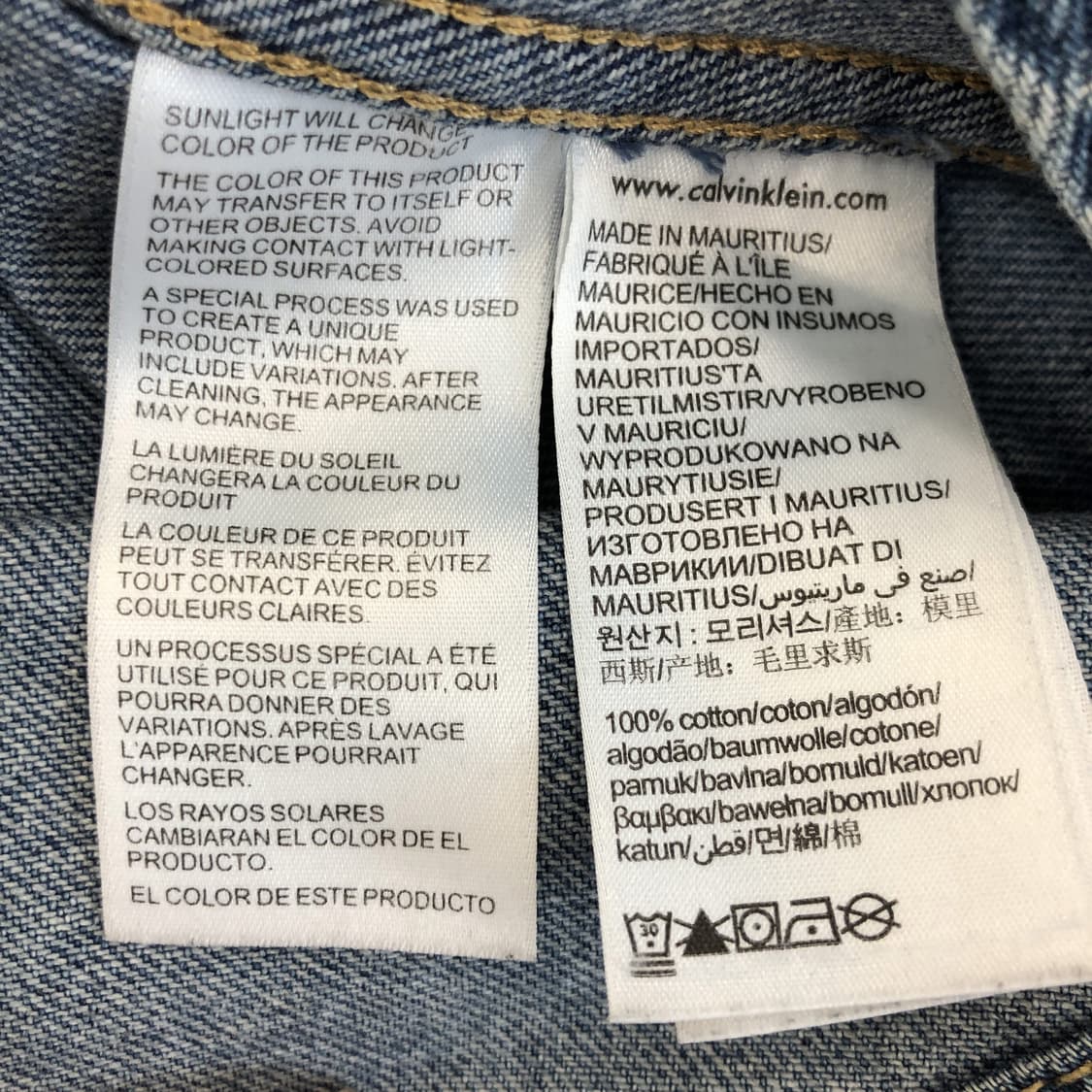ck 캘빈클라인 릴렉시드 오버데님 셔츠자켓 S 90-95 상품이미지6