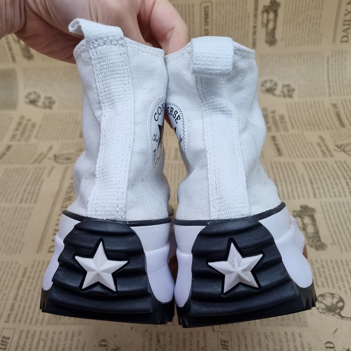 컨버스 런스타하이크 화이트 하이탑235 상품이미지4