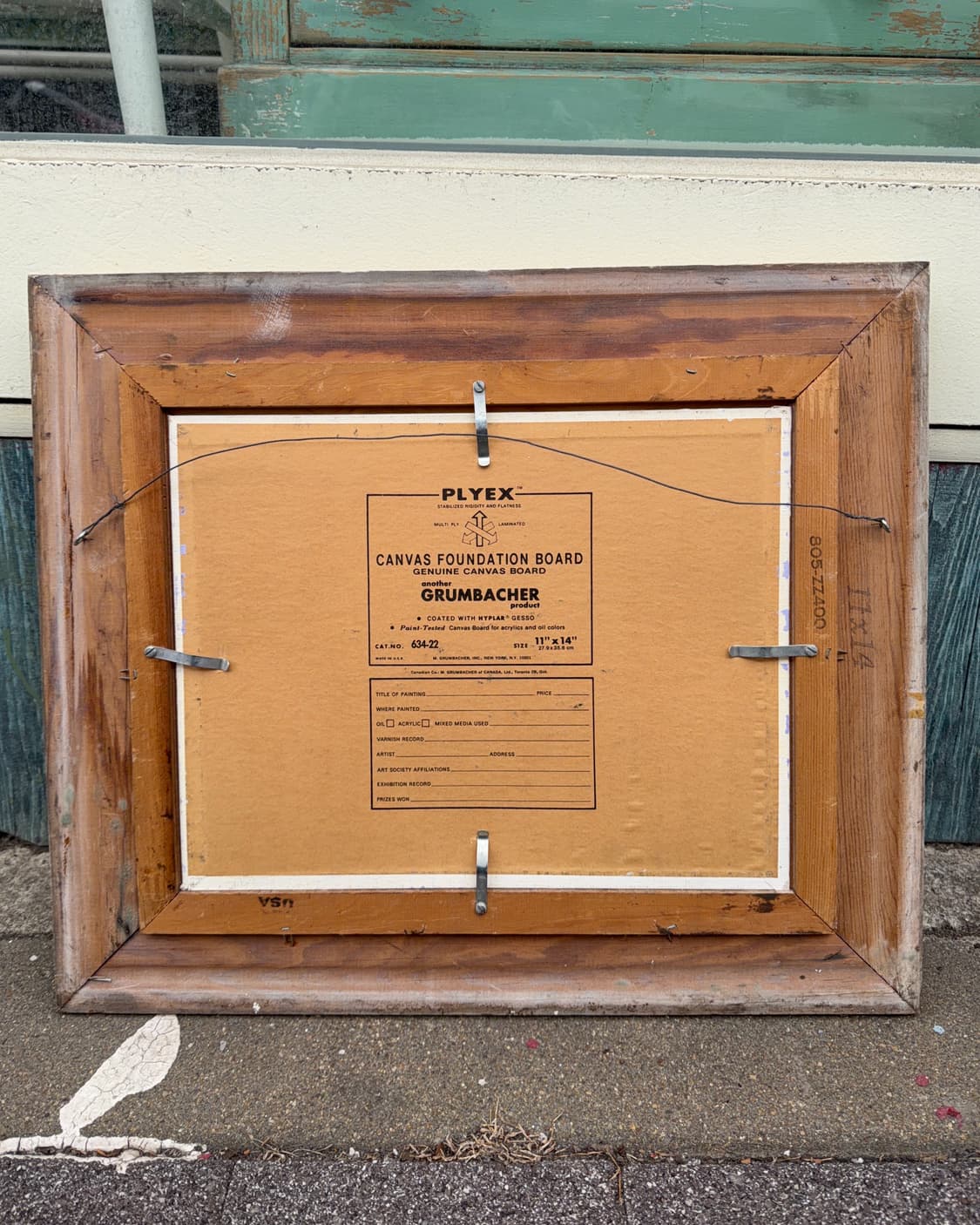 빈티지 소품 USA 캔버스 나무 액자 상품이미지5