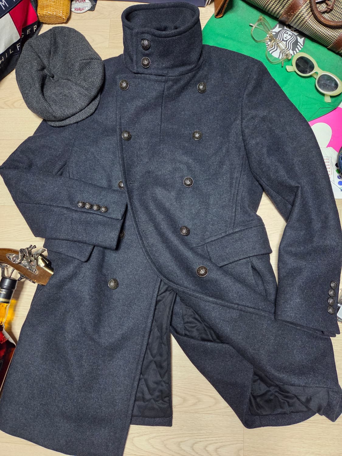 TIME HOMME 울 캐시미어 코트 타임 상품이미지4