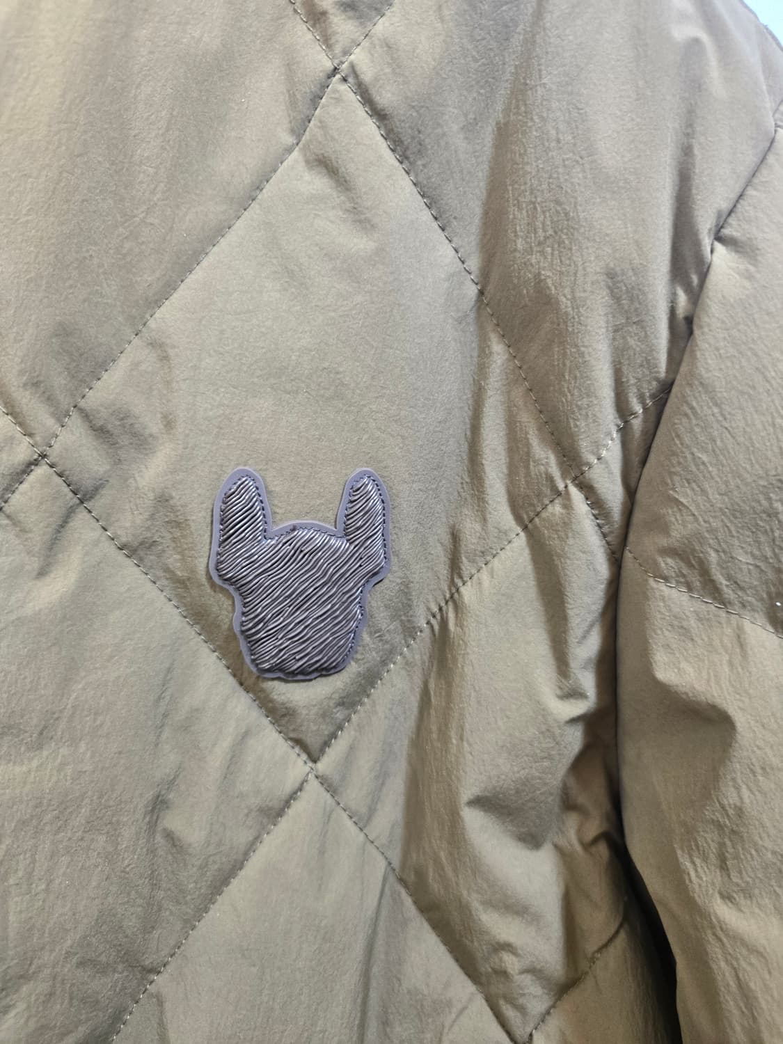 라이프워크 유넥  퀼팅 자켓 브라운 패딩 상품이미지3