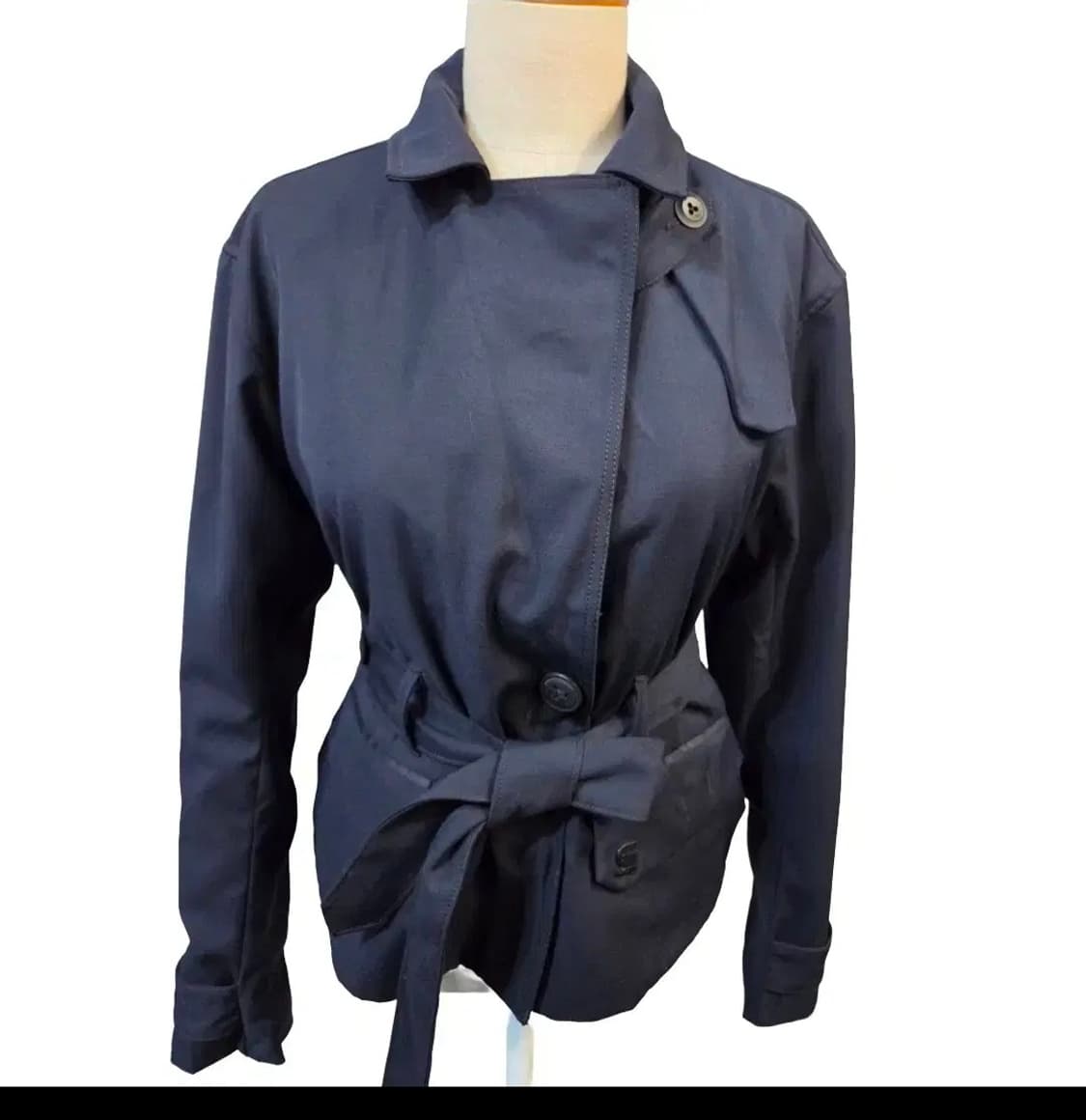 G-Star RAW 네이비 벨트 트렌치 자켓(S) 상품이미지3