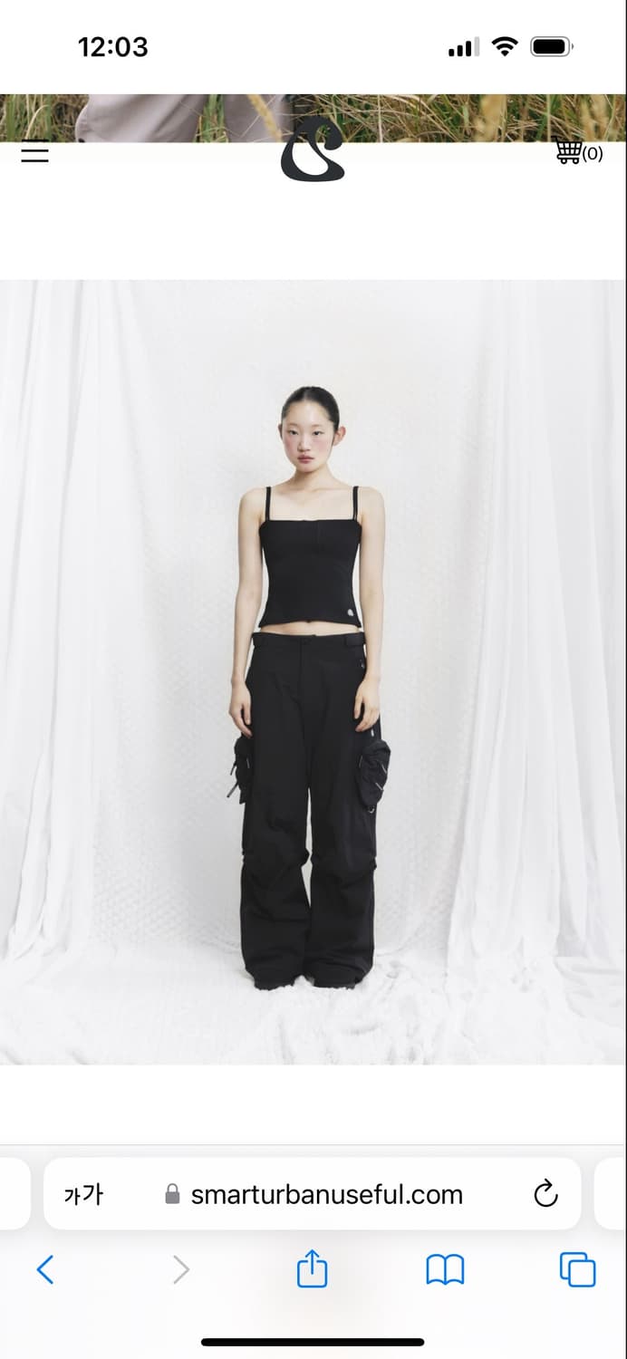 스마트어반유즈풀 더블 스티치 슬리브리스 블랙 코이세이오 상품이미지4