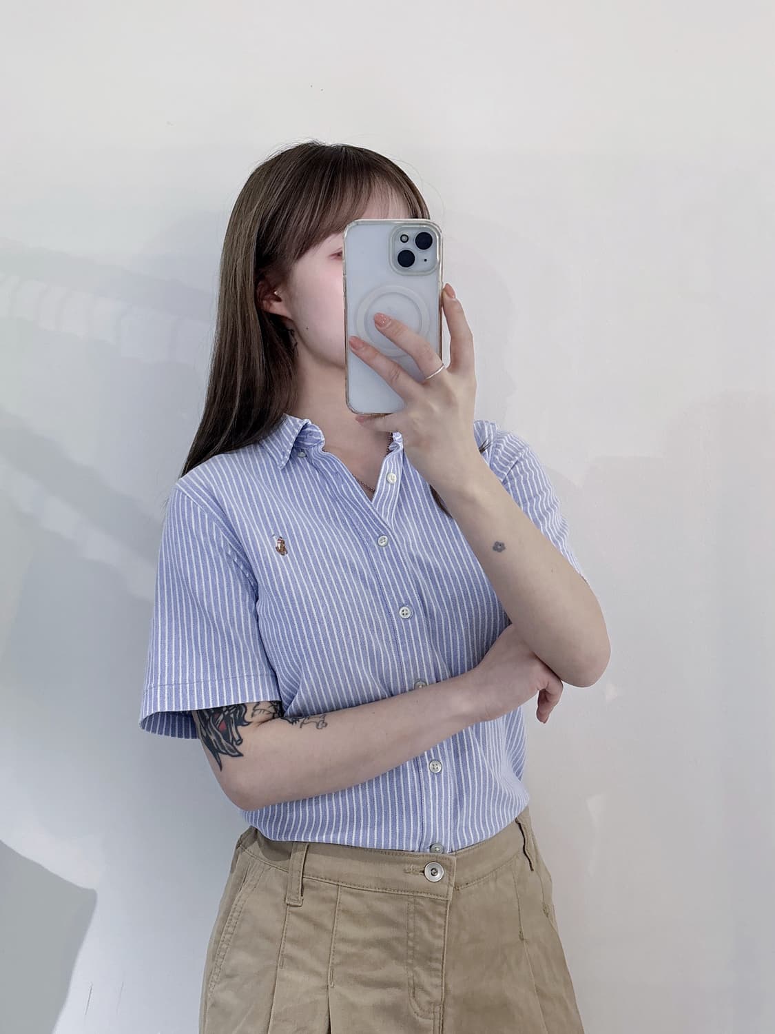 폴로랄프로렌 멀티포니 스트라이프 반팔 셔츠 상품이미지1