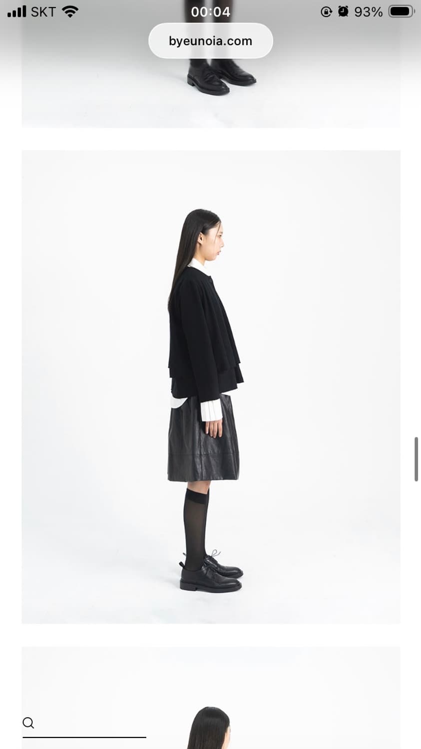 유노이아 자켓 새상품 블랙 상품이미지3