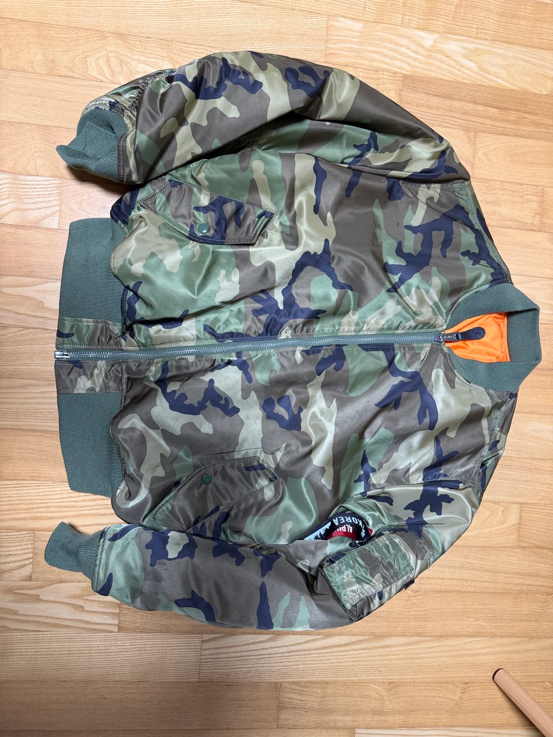 알파인더스트리 카모 ma-1 상품이미지1