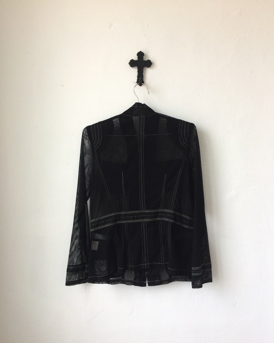 Stitch pocket point see through jacket 상품이미지3