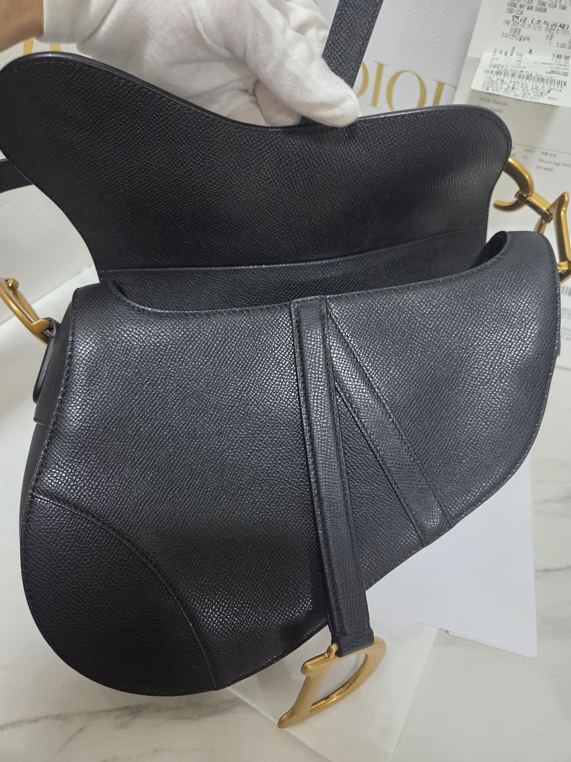 [새상품급] 디올 새들백 미디움  상품이미지8