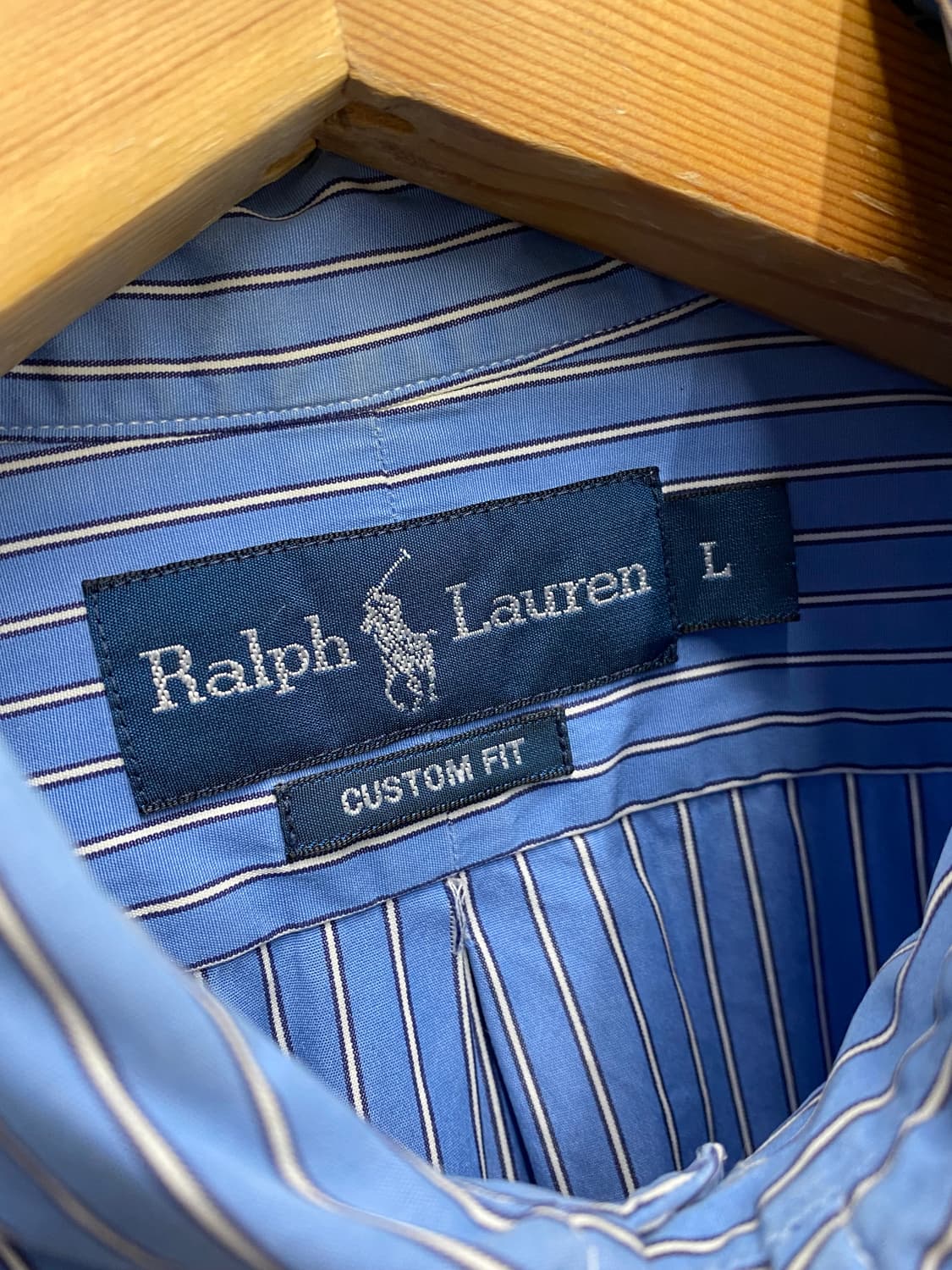 [L] Polo Ralph Lauren 폴로 커스텀 핏 스트라이프 셔츠 상품이미지5
