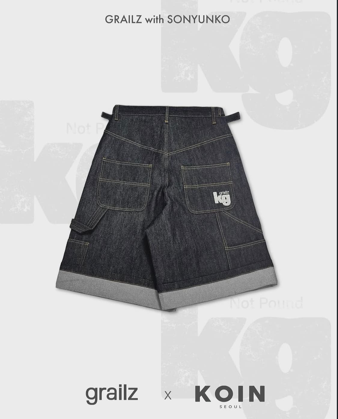 Koin seoul X Grailz 코인서울 그레일즈 콜라보 생지 버뮤다 상품이미지2