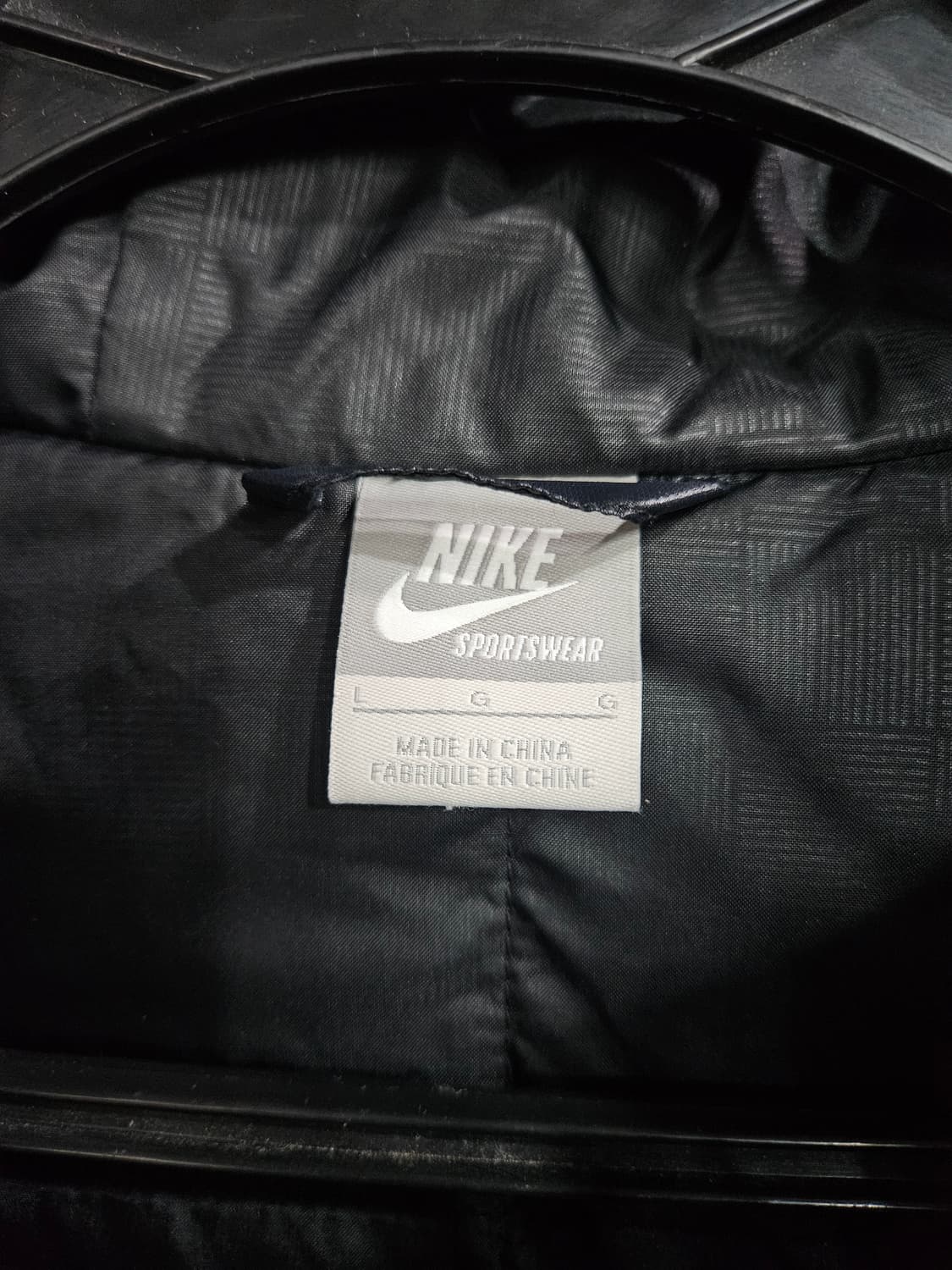 나이키 다크네이비 남성 100 경량 후드집업 자켓  상품이미지3