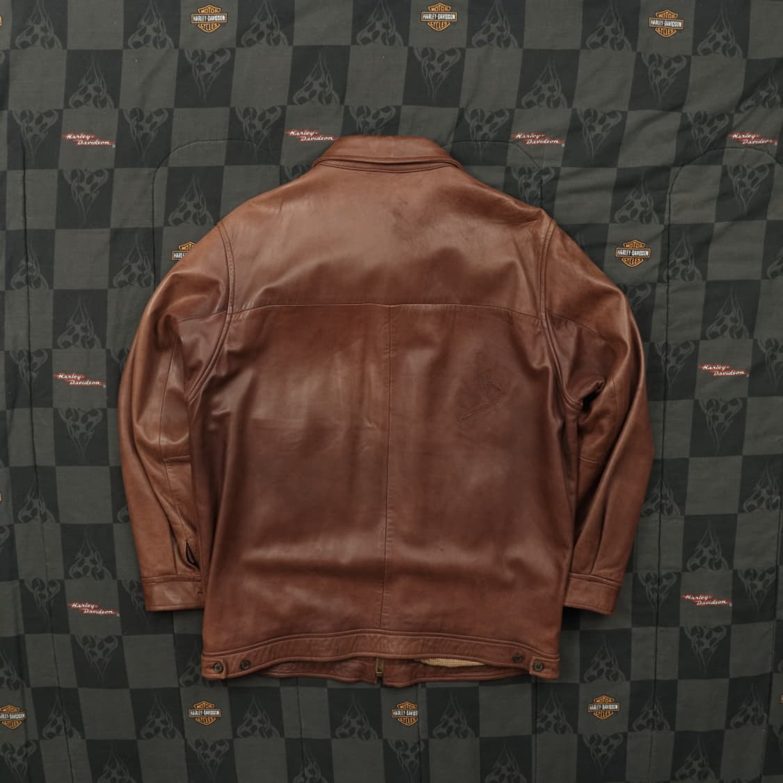 랄프로렌 레더 자켓 브라운 L B13 상품이미지6