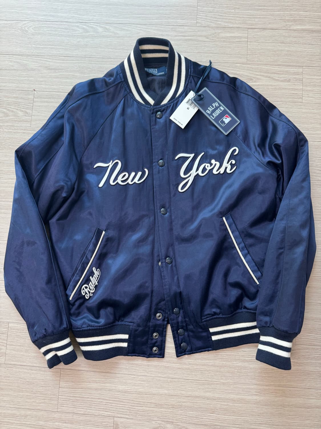 폴로 MLB 양키즈 새틴 바시티 자켓 상품이미지1