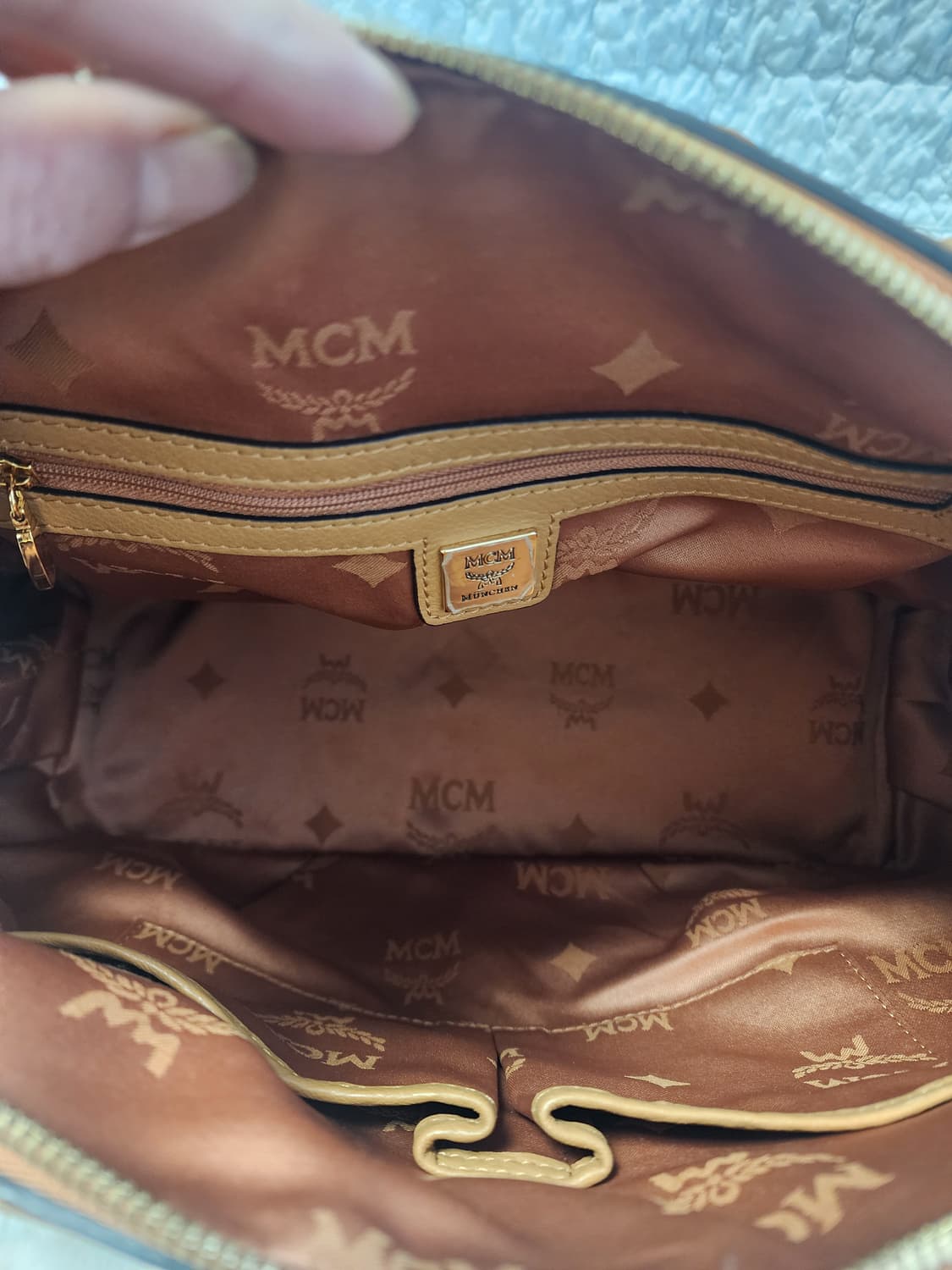 MCM 보스턴백 브라운 상품이미지6
