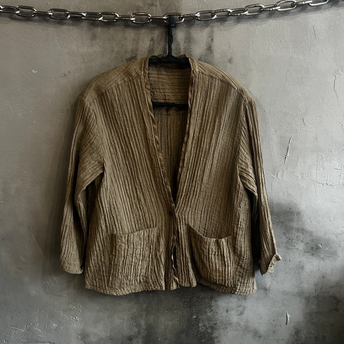 트랜짓 플리츠 자켓 상품이미지1