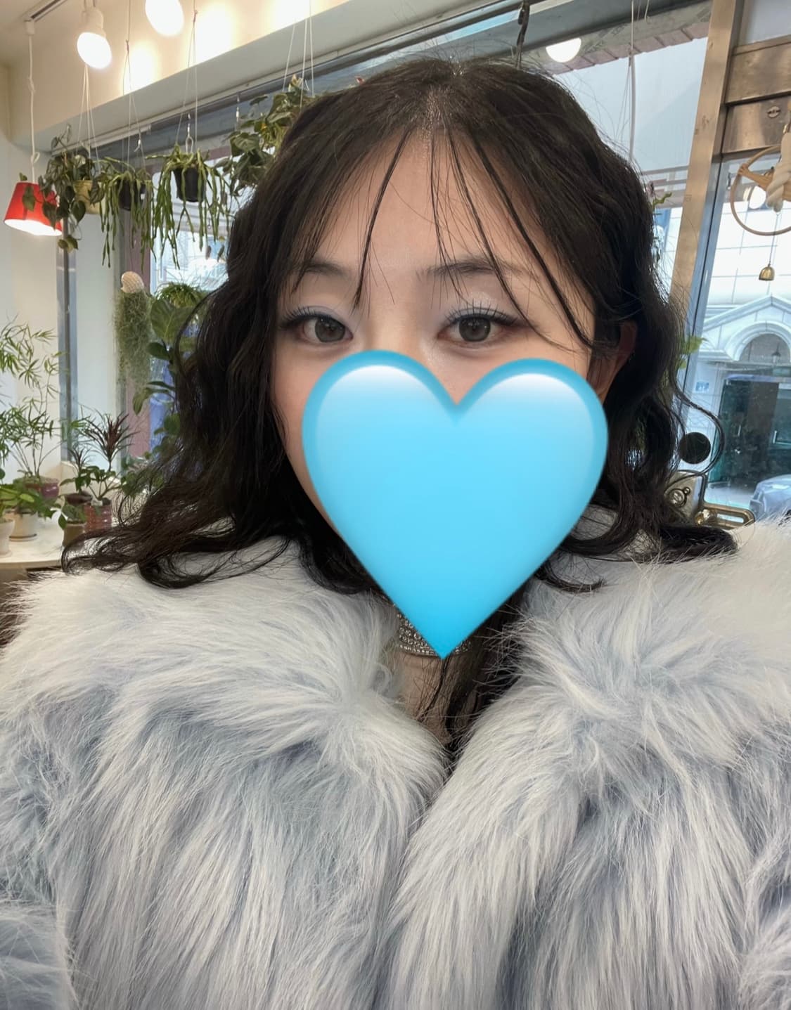 BABY BLUE ECO FUR 블루 에코 퍼자켓  상품이미지3