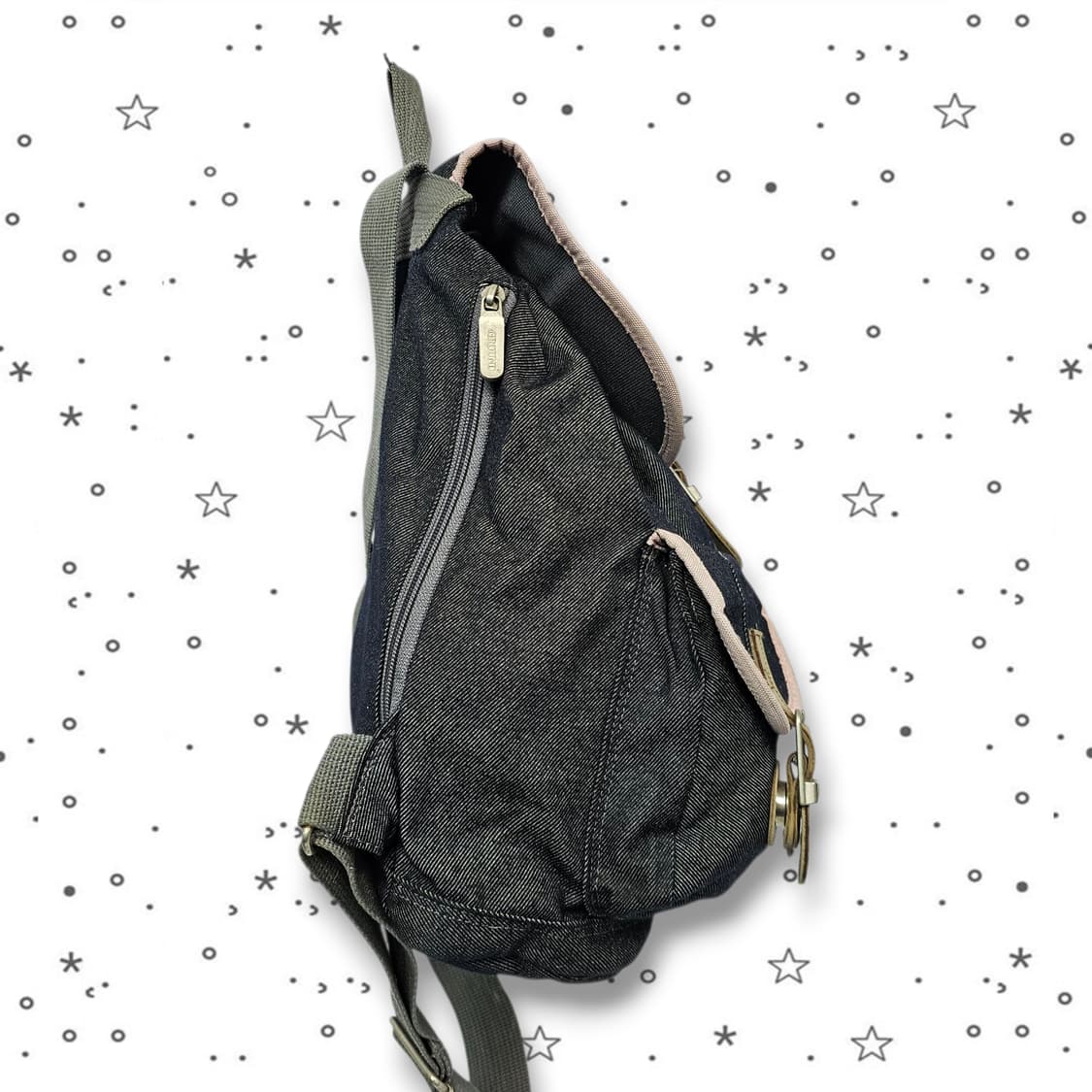 Ground 그라운드 빈티지 데님 미니 백팩 상품이미지4