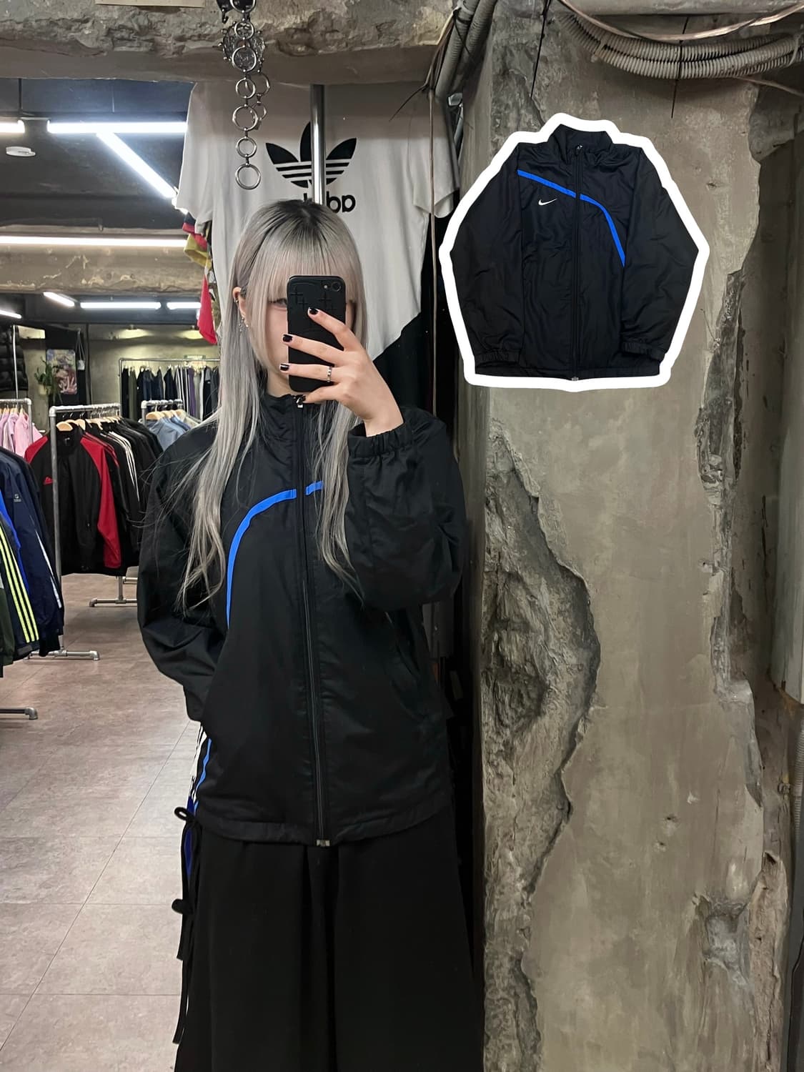 나이키 바람막이 블랙 M #csz2819 상품이미지1