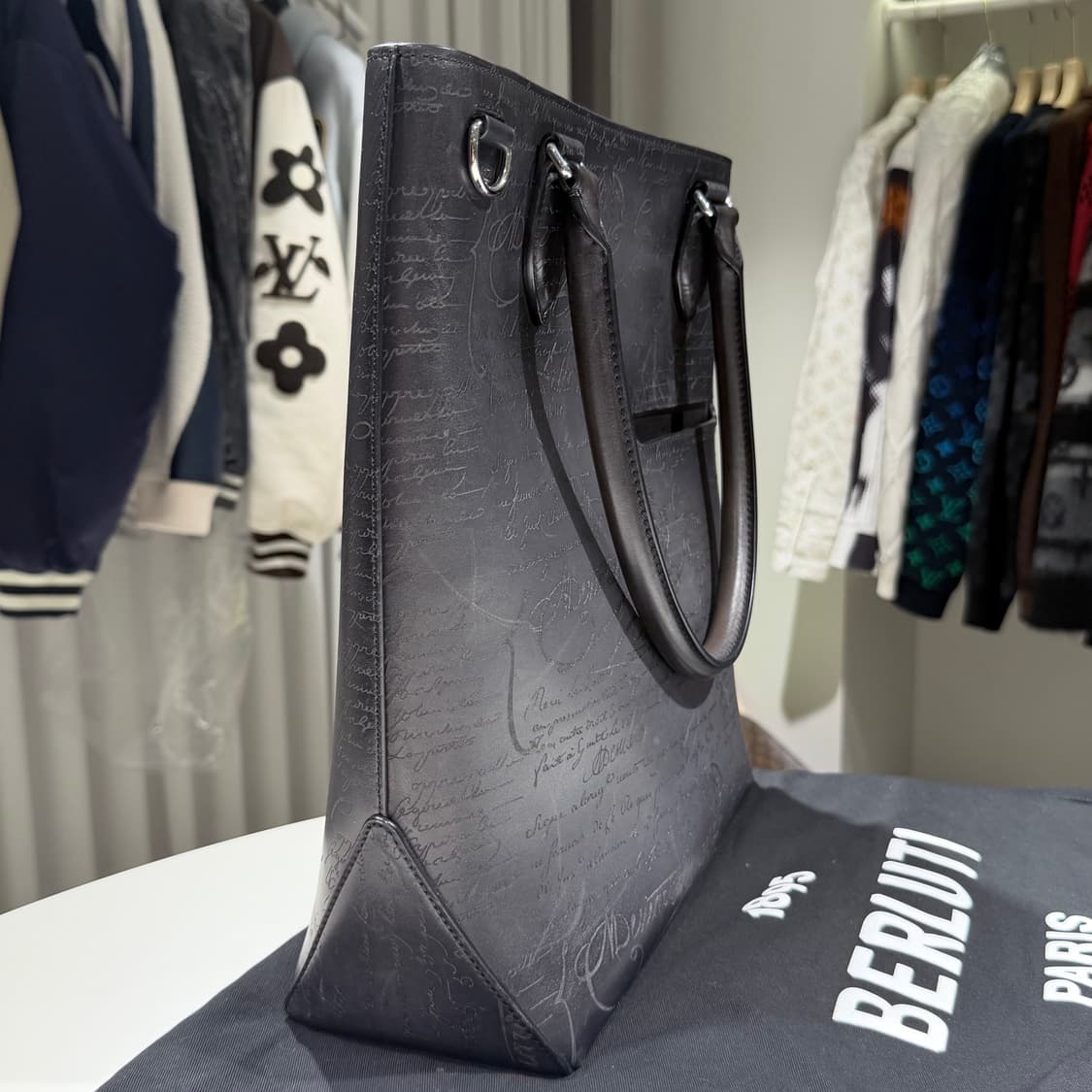 A+ /  벨루티 바티컬 네오 토트백 투주르 비지니스 블랙 상품이미지3