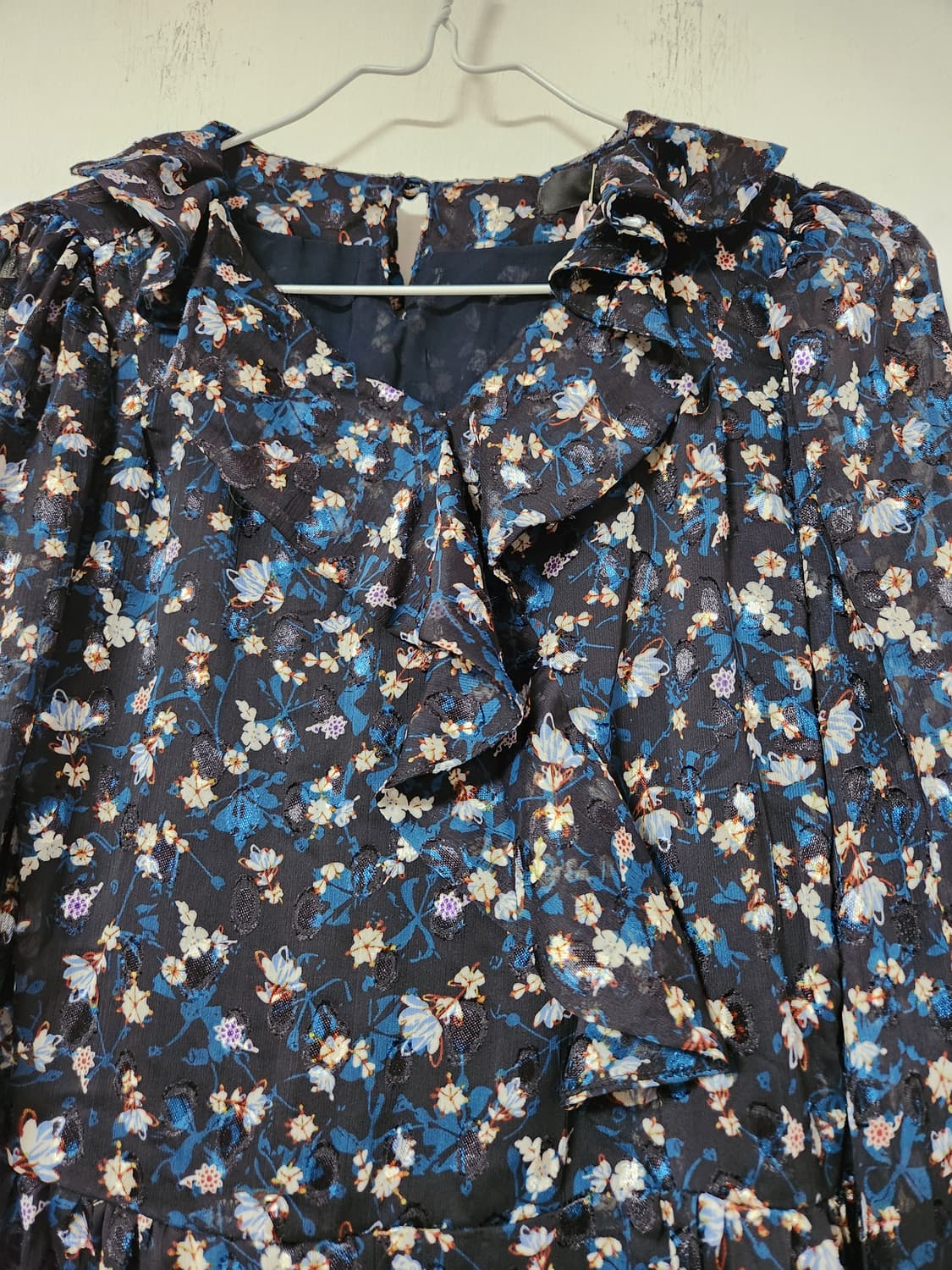 OZOC 블랙 플라워 롱 원피스 55 상품이미지5