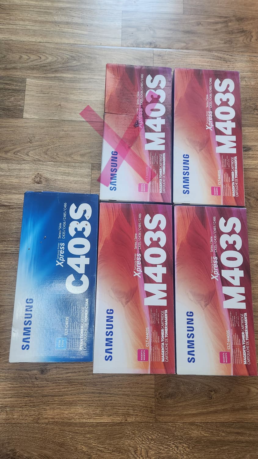 # 삼성 프린터 정품 토너 C403S, M403S 상품이미지1
