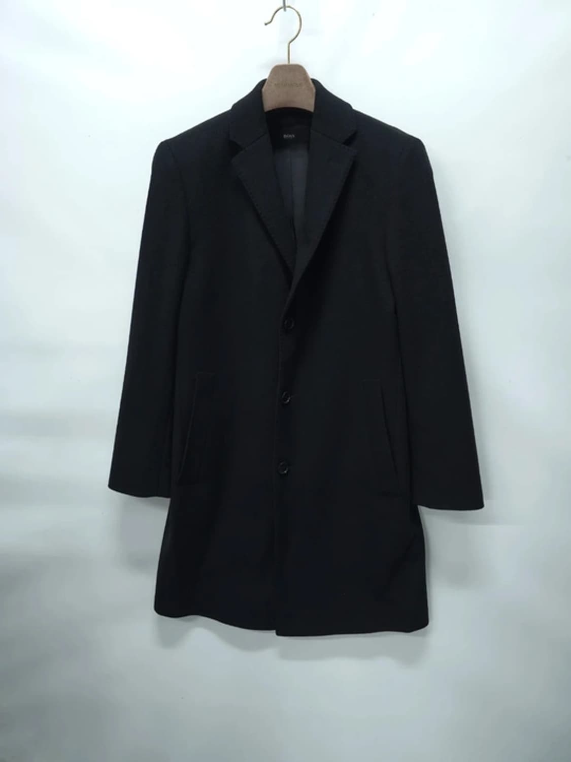 휴고보스 남성 캐시미어 버진울 코트 상품이미지1