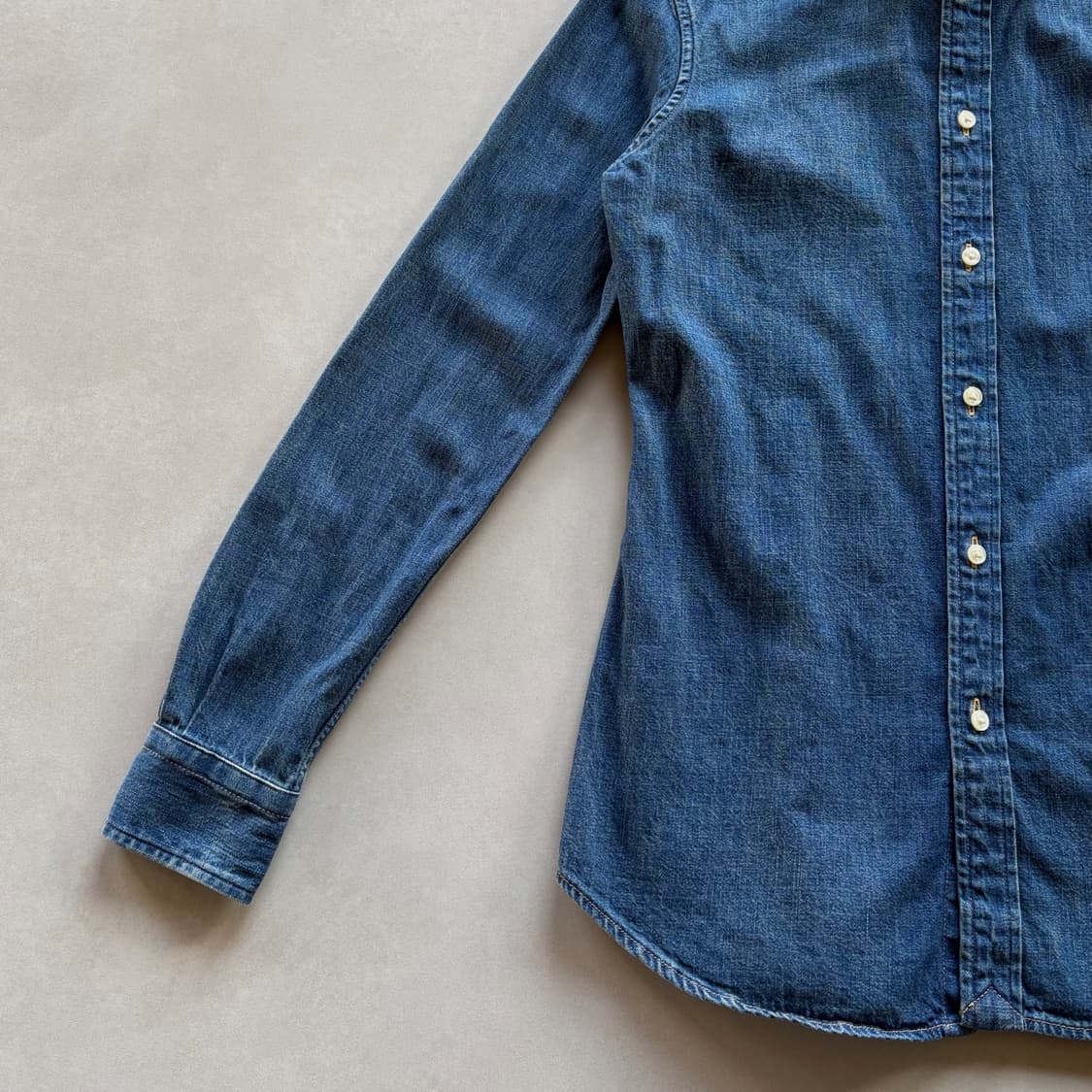 [XS]폴로 랄프로렌 커스텀핏 여성 데님 셔츠 상품이미지4