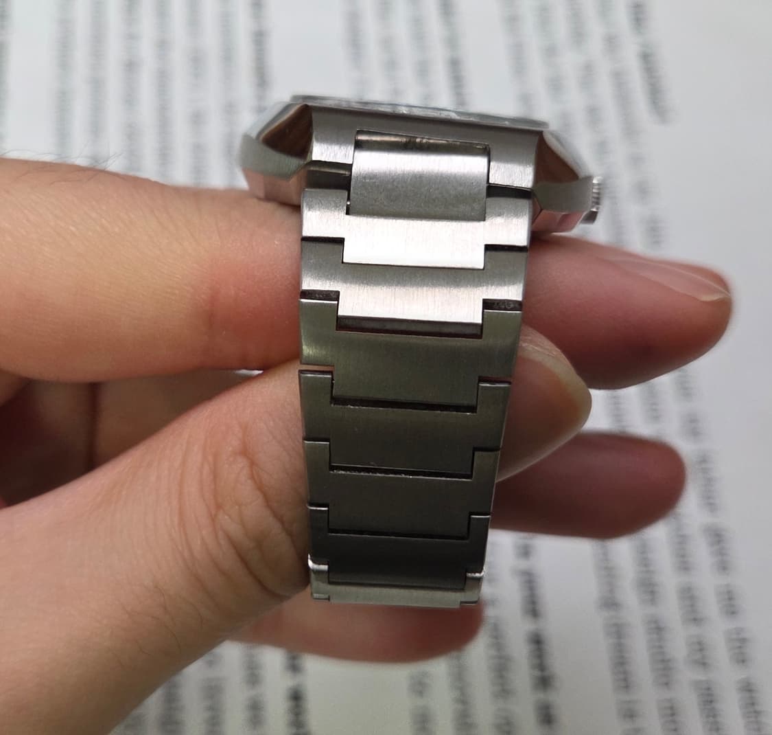 빈티지 라도 퍼플가젤 실버판 데이데이트 오토매틱 남성용 브레이슬릿 ver 상품이미지8