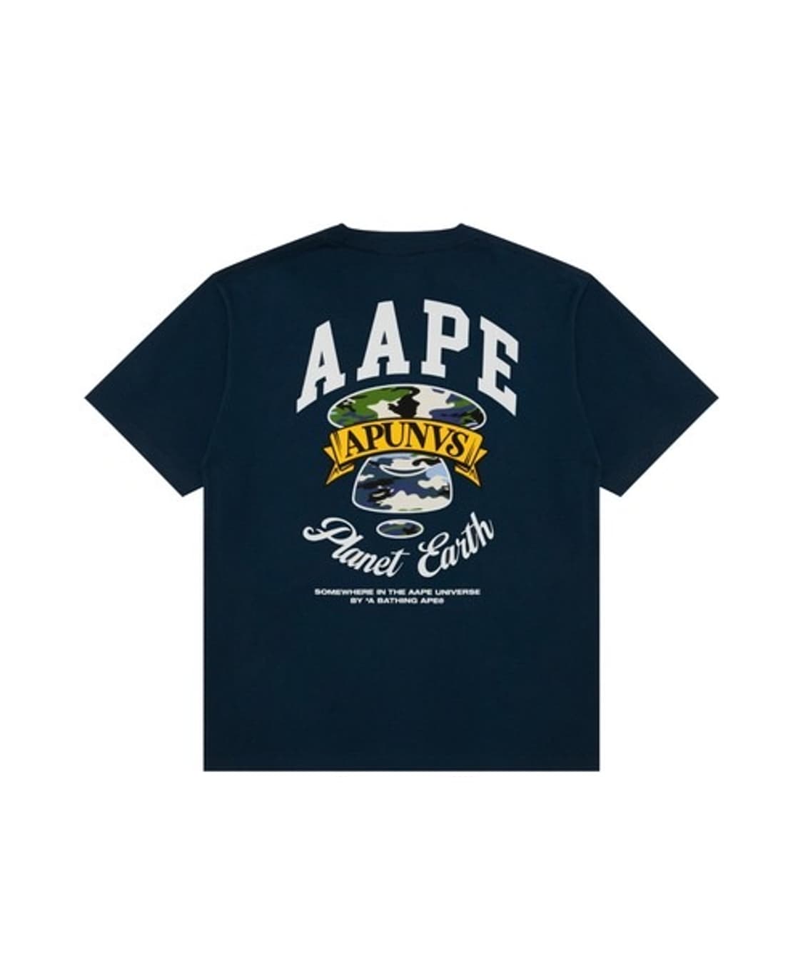 AAPE 에이프 반팔 티셔츠 네이비 상품이미지1