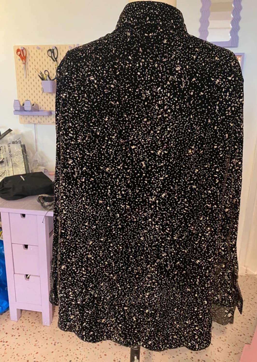 생로랑 글리터 셔츠 상품이미지3