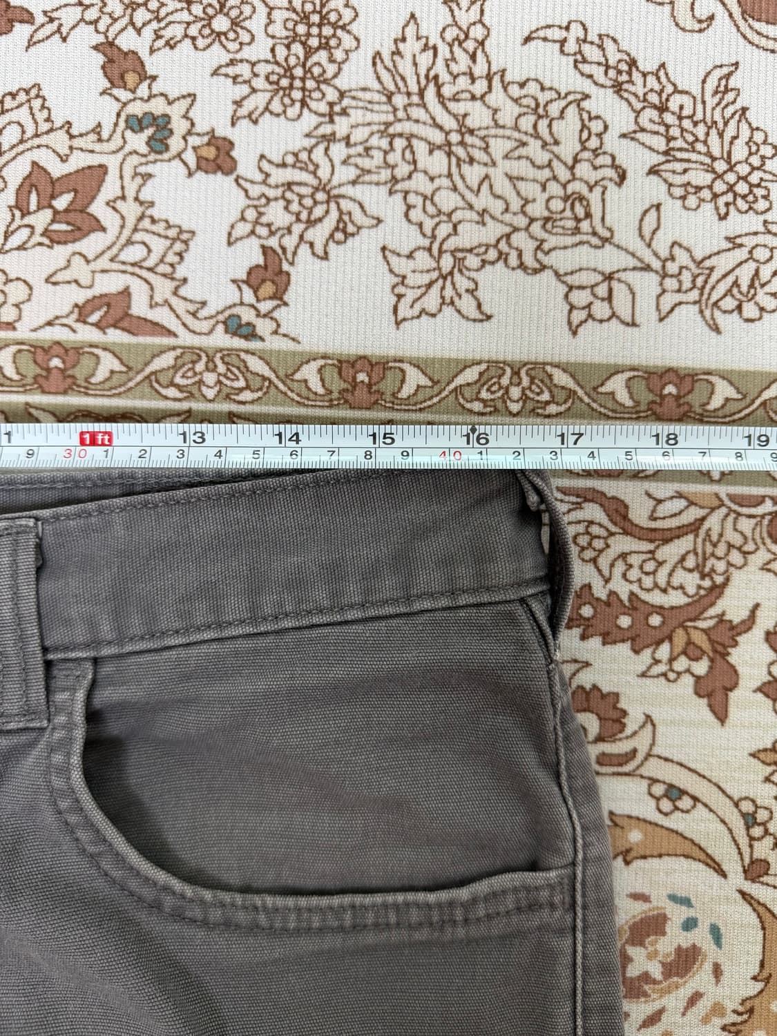 Carhartt칼하트 카펜터 팬츠 블랙 32*30 상품이미지6