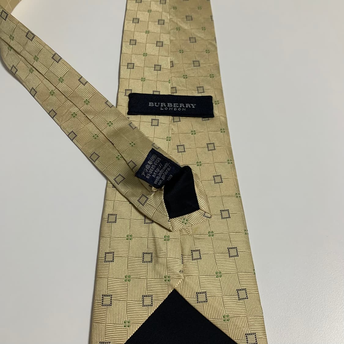 버버리(BURBERRY) 명품 100실크넥타이 A+등급 심플로고 상품이미지7