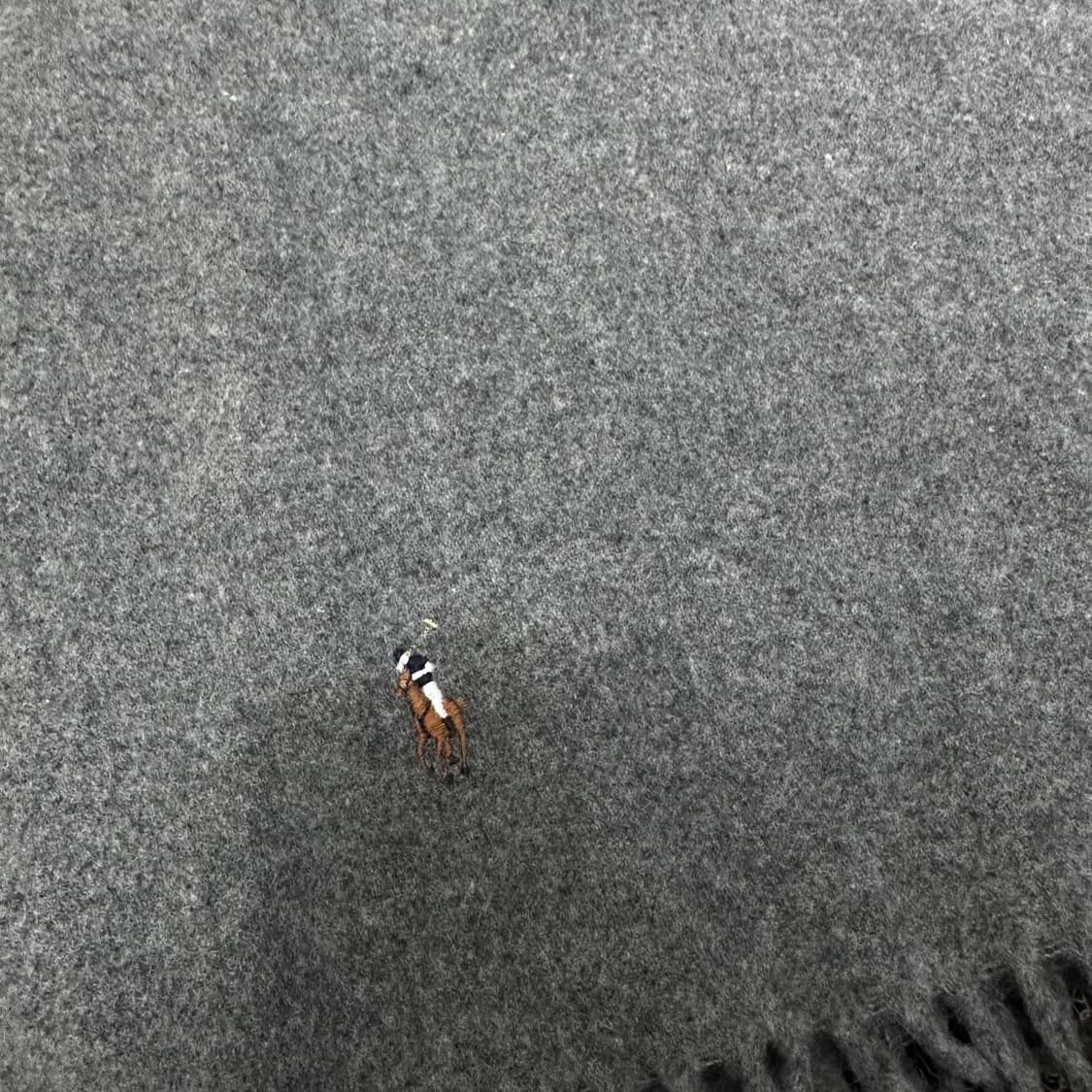 POLO 폴로 랄프로렌 머플러 울 목도리 그레이 상품이미지7