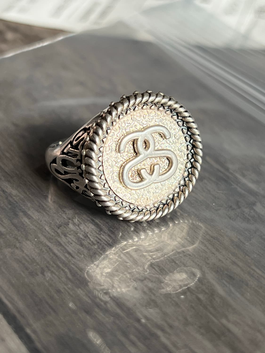 정품 중고 스투시 소버린 링 us9 19호 상품이미지2