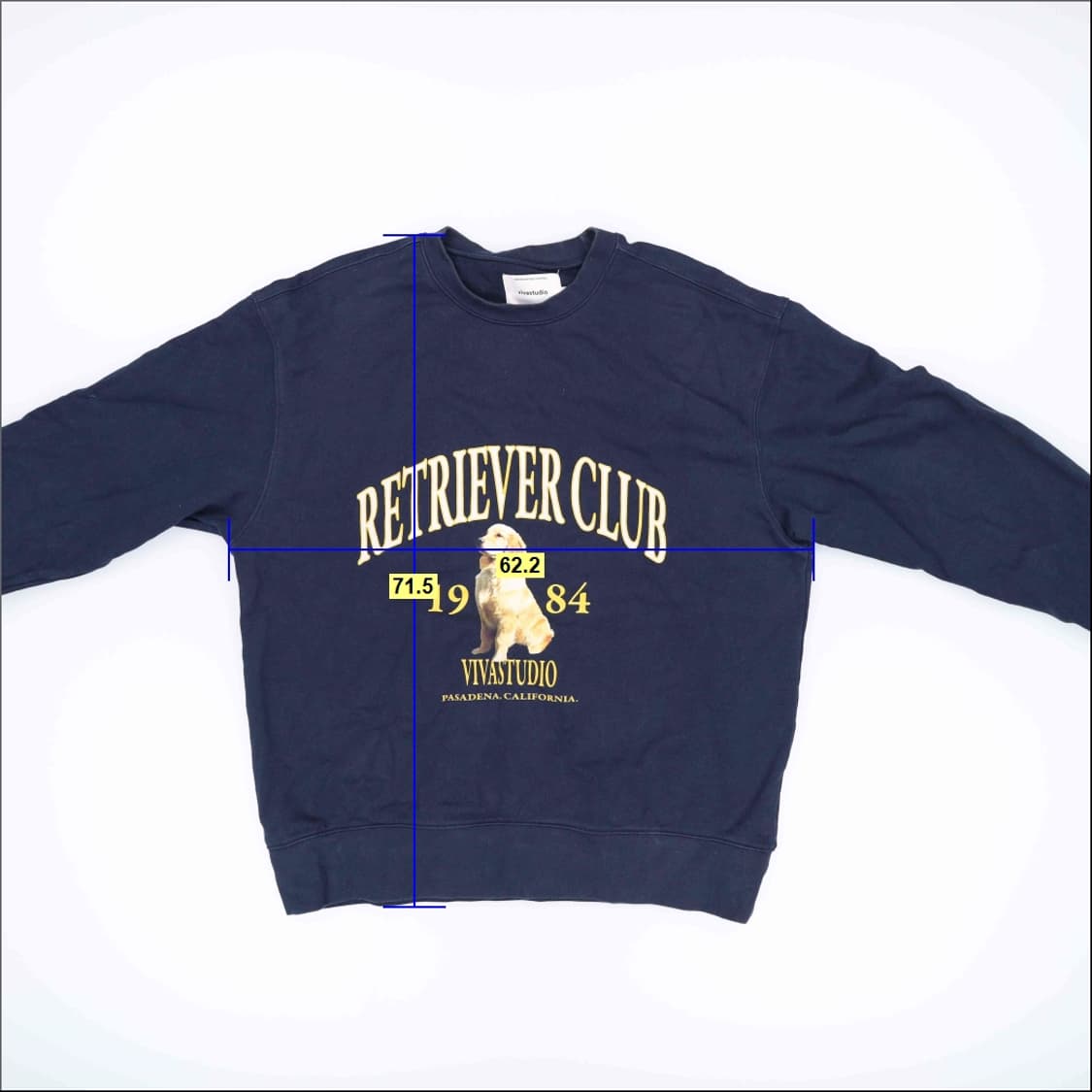 [L] 비바스튜디오 리트리버클럽 맨투맨 티셔츠 1216H1 상품이미지6