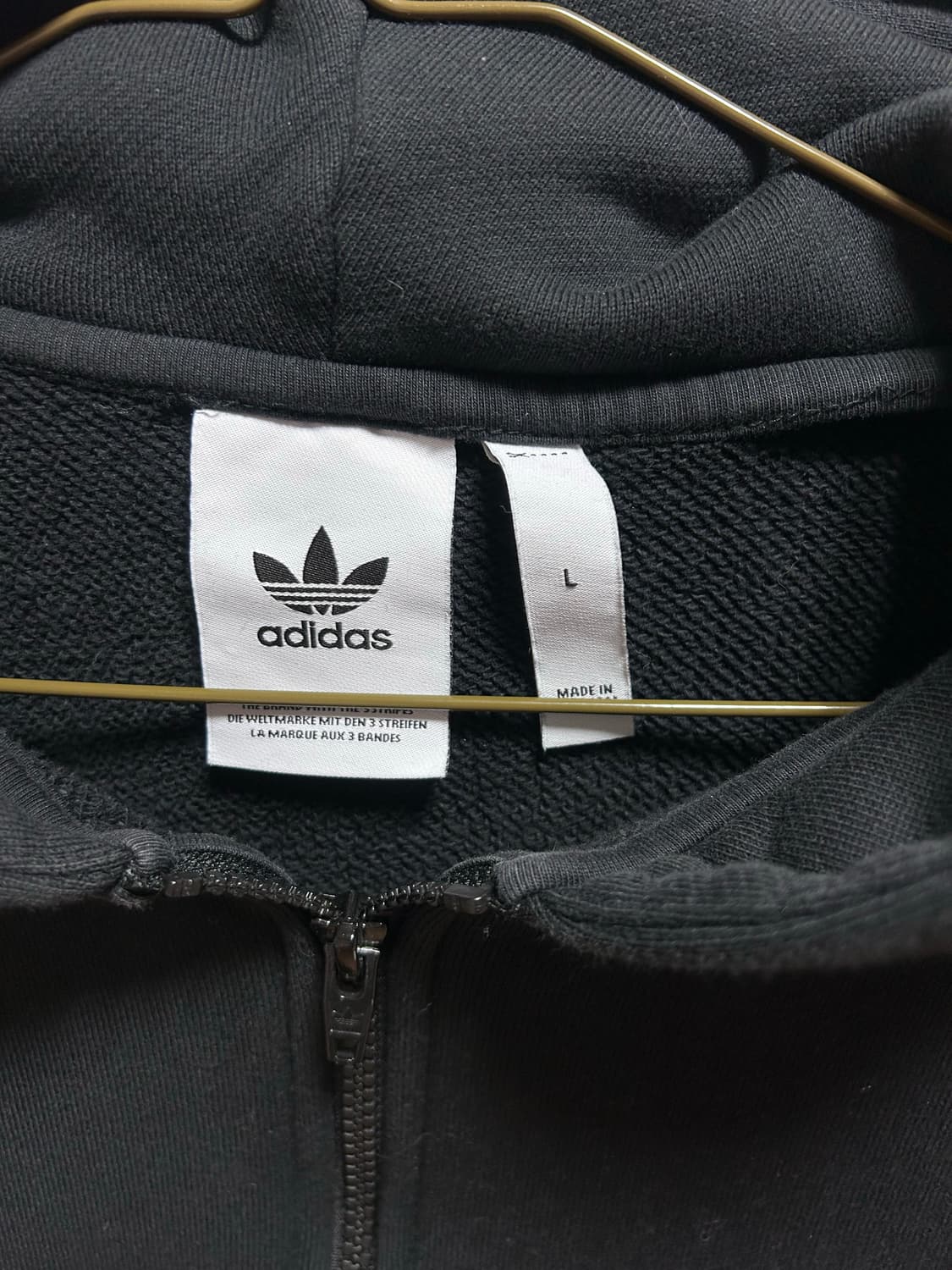 아디다스 VOCAL FZ 후드집업 L 블랙 상품이미지2