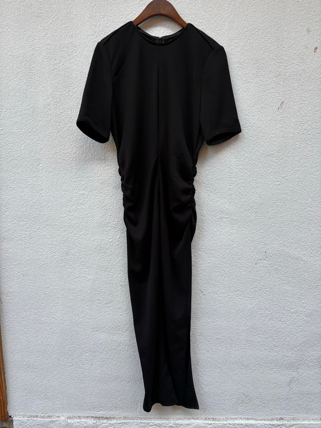 오브제 블랙 셔링 원피스  상품이미지1