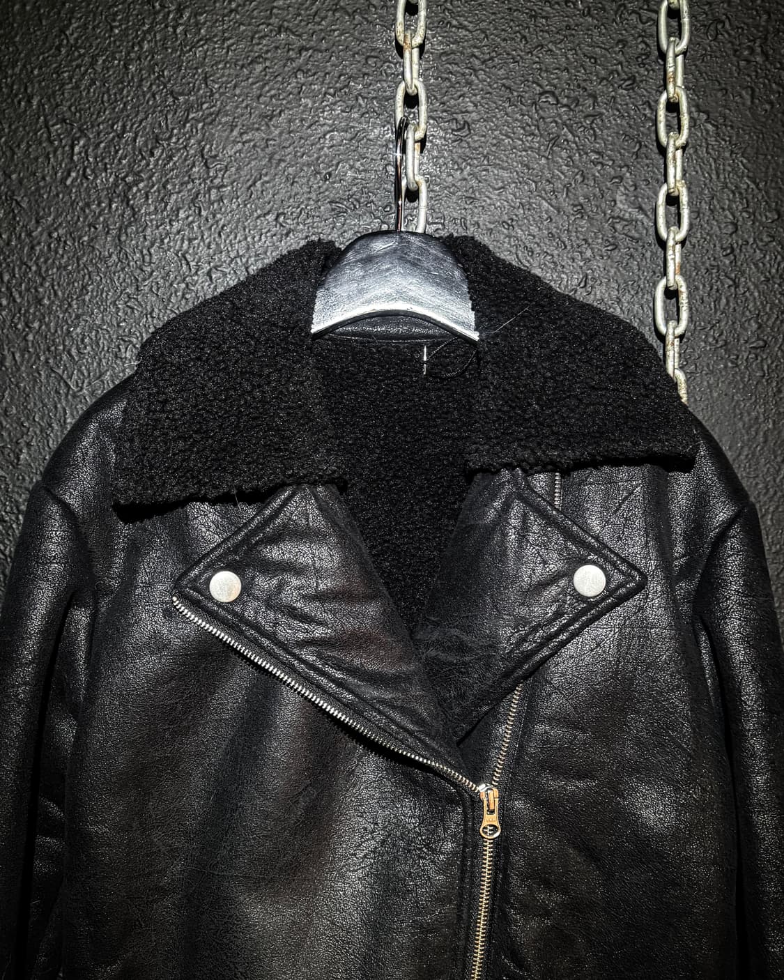 SLY – Faux Shearling Biker Jacket 상품이미지2