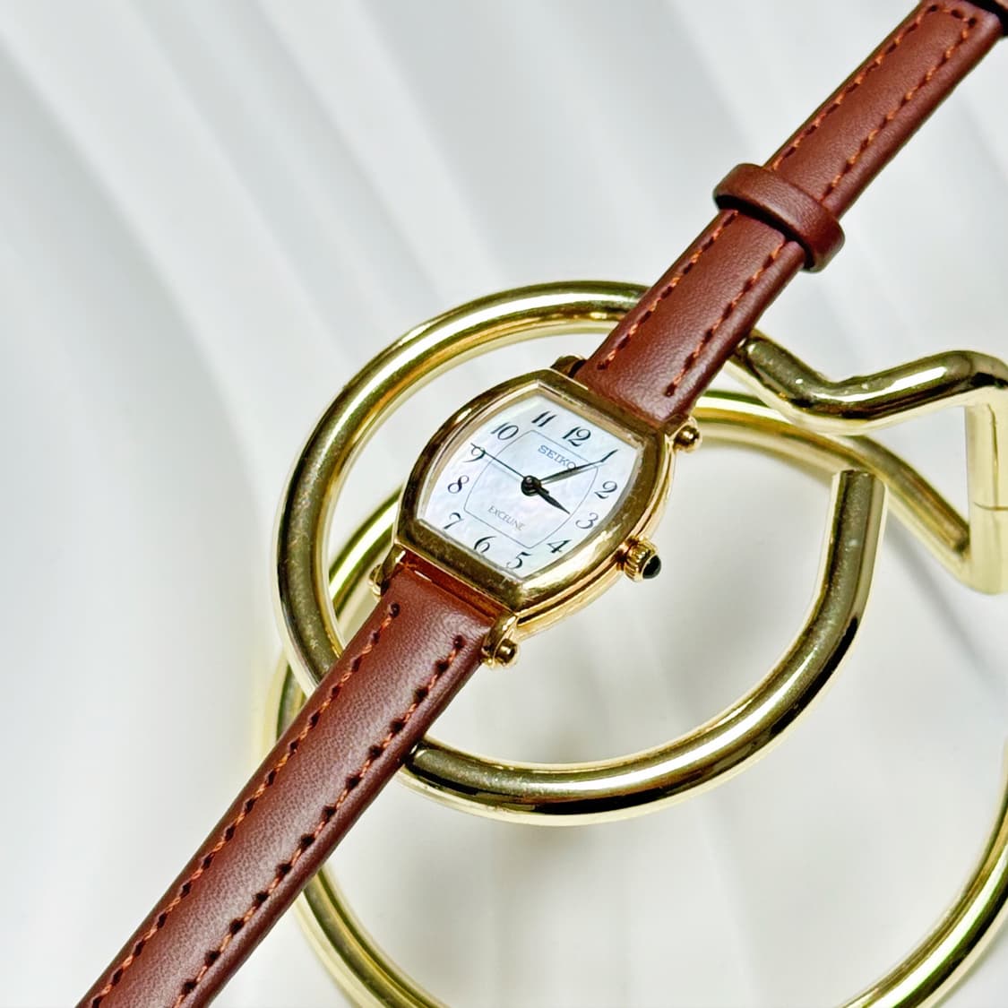 80's90's 세이코 빈티지 엑셀린 토노형 데일리 워치 상품이미지2