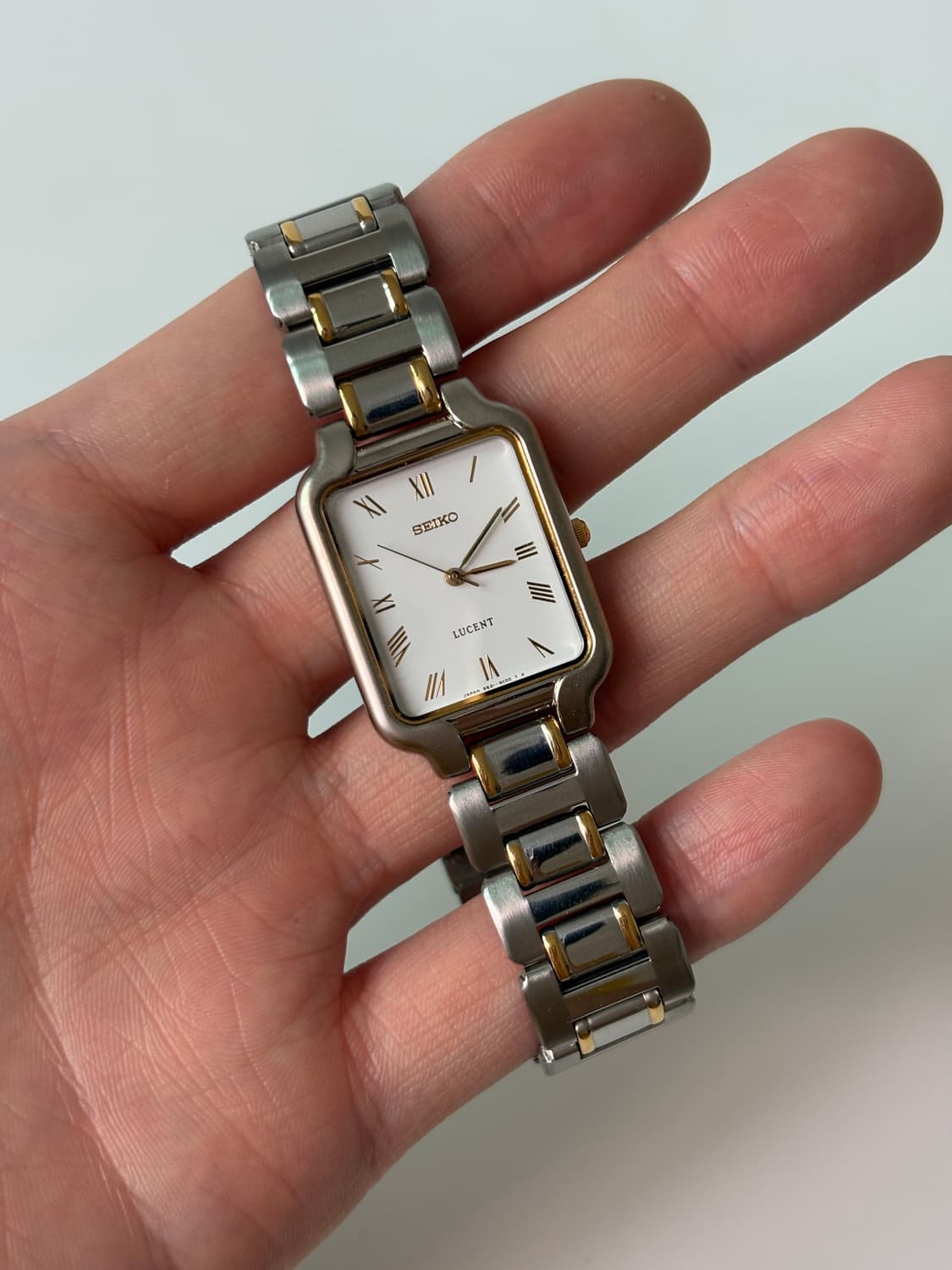 1990s Lucent Roman Index Square Quartz 상품이미지2