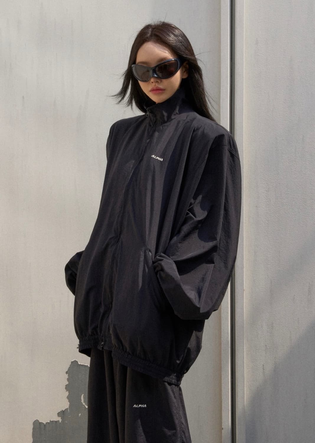 새상품) 랑거 langer 알파 오버 셋업 자켓 점퍼 바람막이 상품이미지8