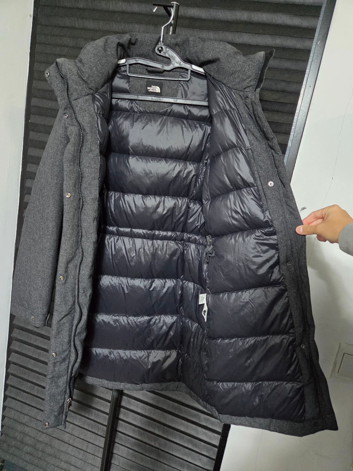 (정품) [노스페이스] 구스다운 하프롱패딩 판매합니다. 상품이미지5