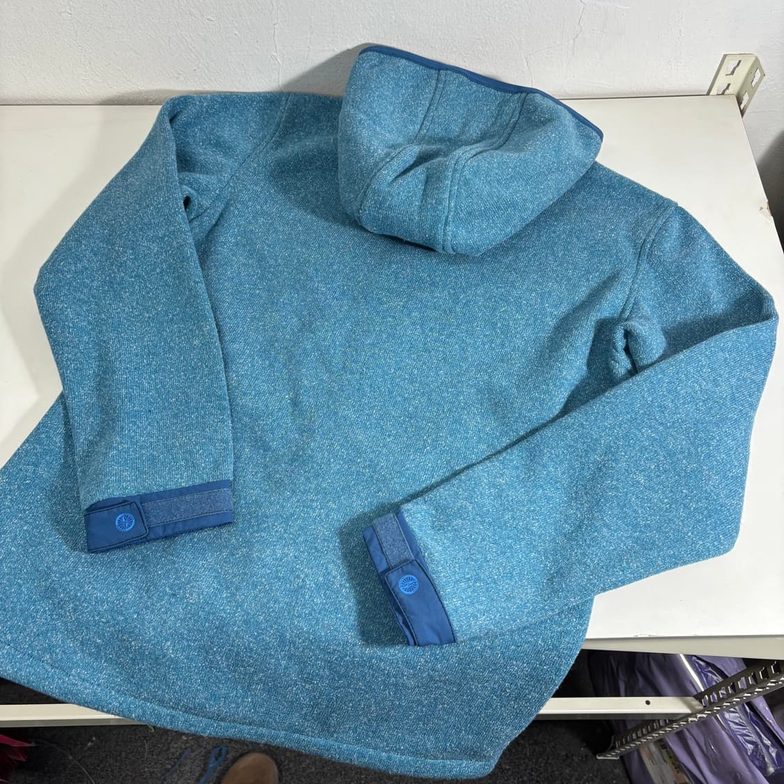 95 빈폴 아웃도어 블루 플리스 후드집업 상품이미지3