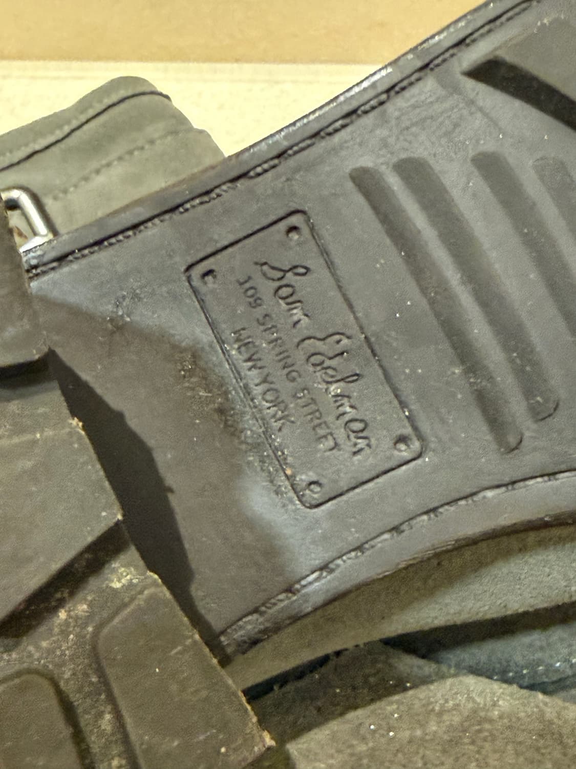 (상태최상) 샘에델만 스웨이드 앵클부츠 240 스튜어트와이츠먼 타임 마쥬 상품이미지5