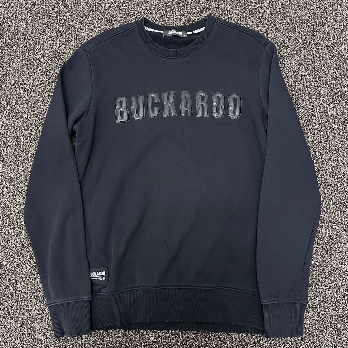 BUCKAROO 버커루 맨투맨 블랙 M 상품이미지1