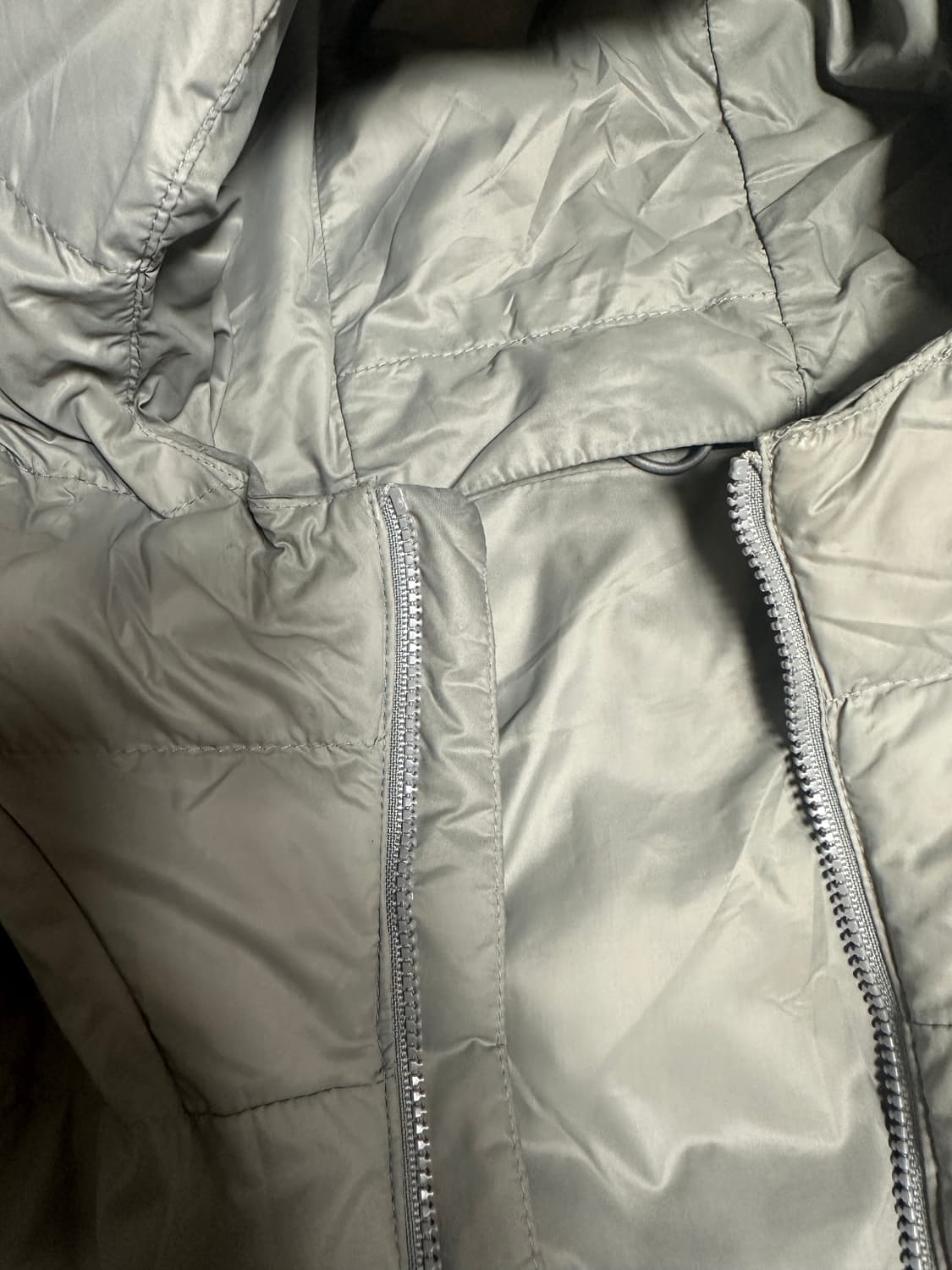 노스페이스 리버시블 경량패딩 그레이 L 상품이미지5