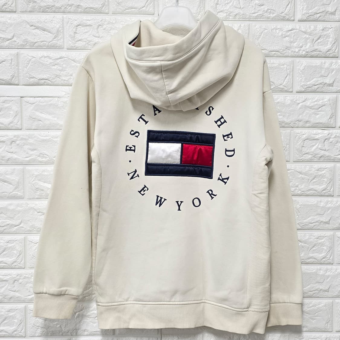 택포) S 타미힐피거 아이보리 후드집업  상품이미지4