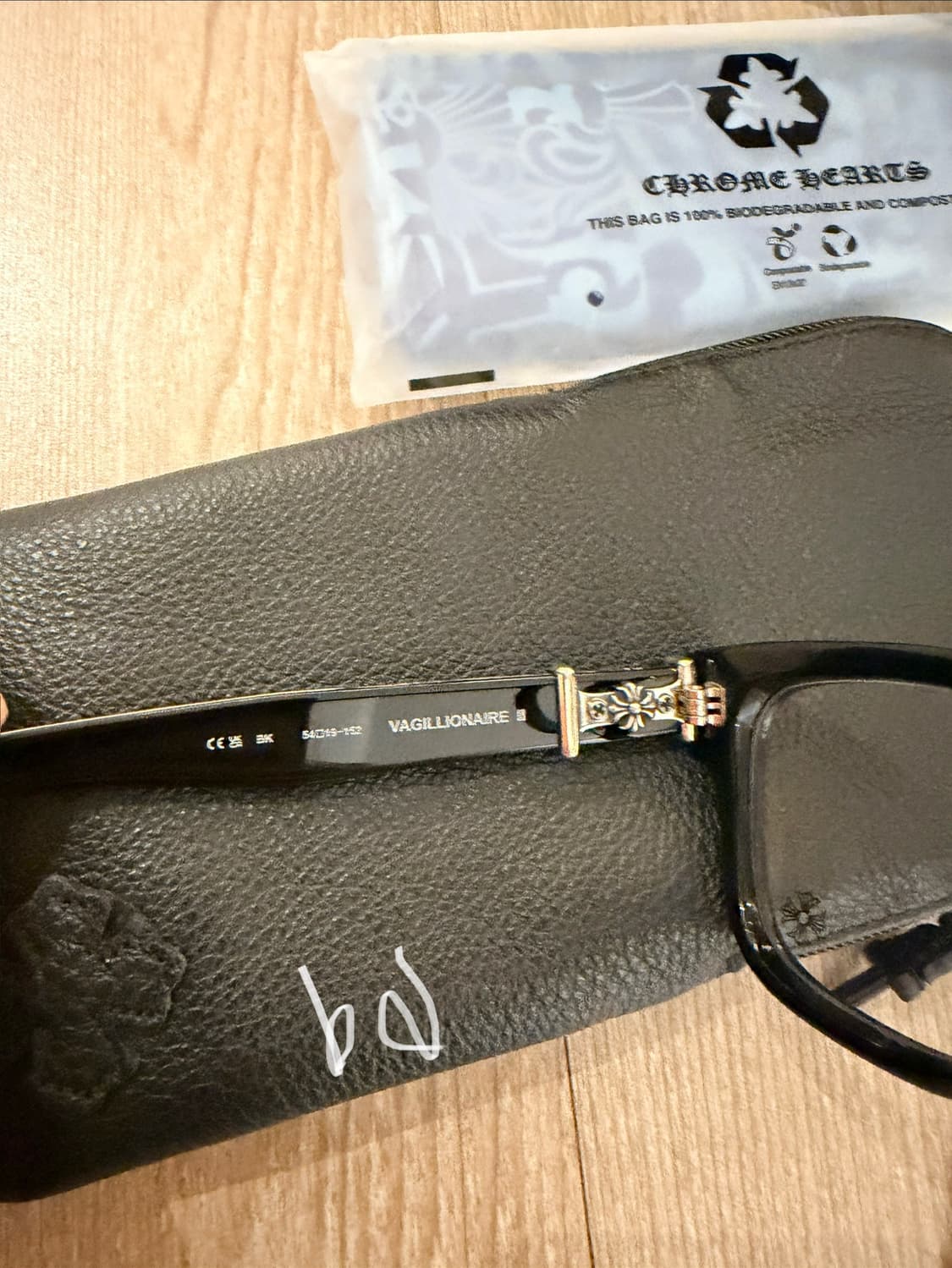 크롬하츠 바질리오네어2 안경 블랙 실버 새상품 상품이미지5