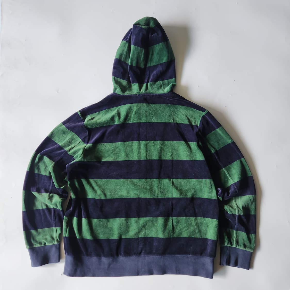 빈폴 긱시크 벨벳 스트라이프 후디 상품이미지2