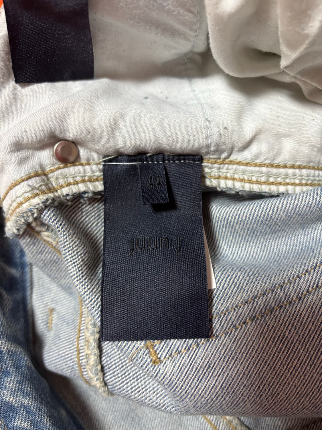 [44] 준지 데미지 카고 멀티 포켓 데님 팬츠 상품이미지4